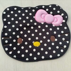 Hello Kitty Black and Pink Polka Dot Mat Rug